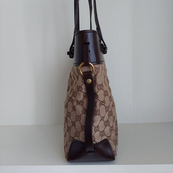 GUCCI Monogram Canvas Small Tote Bag - Picture 7 of 16